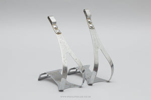 Christophe 50 / 506 New Logo AFA Stamped Size M/L Vintage Steel Toe Clips / Cages - Pedal Pedlar - Bike Parts For Sale