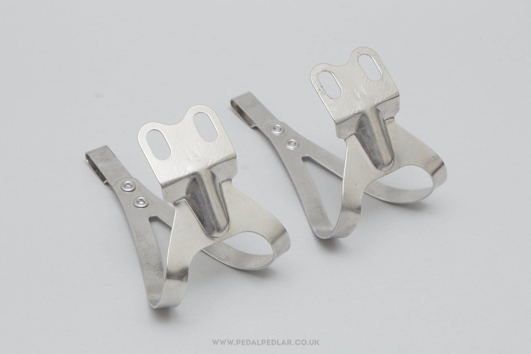 Vintage toe deals clip pedals