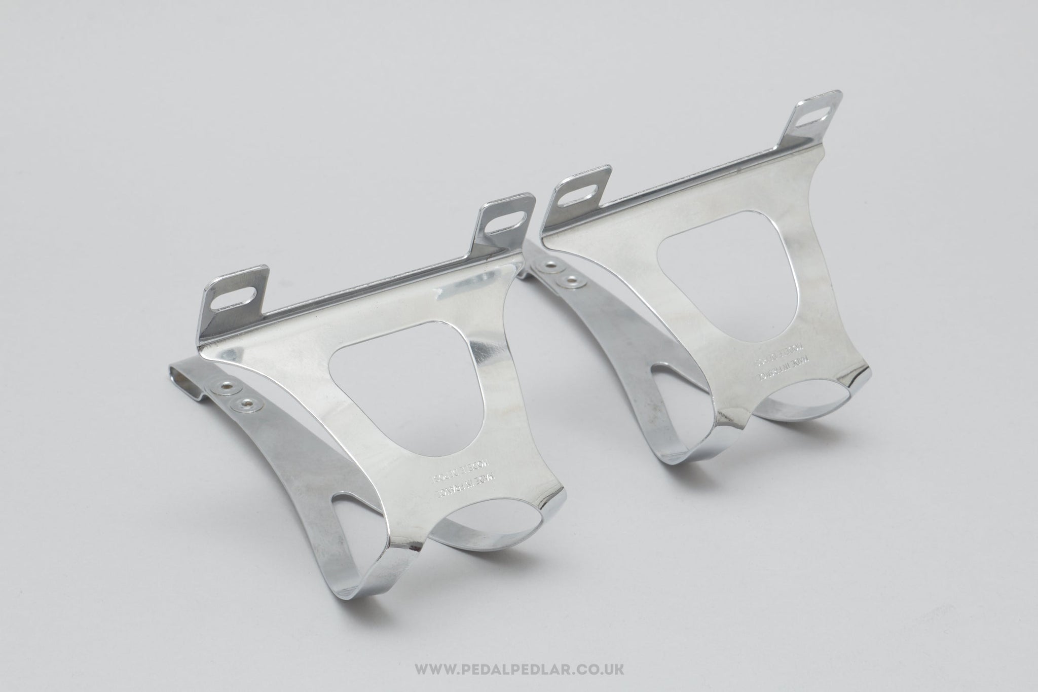 Christophe 33 / 336 'Special' New Logo Size M/L Vintage Wide Platform Steel Toe Clips / Cages - Pedal Pedlar - Bike Parts For Sale