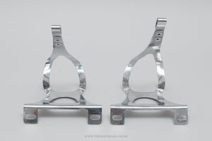 Christophe 33 / 336 'Special' New Logo Size M/L Vintage Wide Platform Steel Toe Clips / Cages - Pedal Pedlar - Bike Parts For Sale