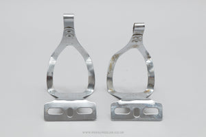 Christophe 50 / 506 New Logo Size M Vintage Steel Toe Clips / Cages - Pedal Pedlar - Bike Parts For Sale