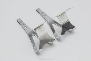 ALE Art. 91 Olmo Stamped Size M Vintage Steel Toe Clips / Cages - Pedal Pedlar - Bike Parts For Sale