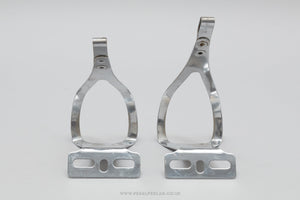 Christophe 50 / 506 New Logo AFA Stamped Size M Vintage Steel Toe Clips / Cages - Pedal Pedlar - Bike Parts For Sale