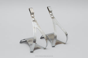 Christophe 50 / 506 New Logo Size M Vintage Steel Toe Clips / Cages - Pedal Pedlar - Bike Parts For Sale