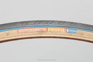 Hutchinson Profil U Kelvar Black/Skin Vintage 700 x 22c Road Tyre - Pedal Pedlar - Bike Parts For Sale