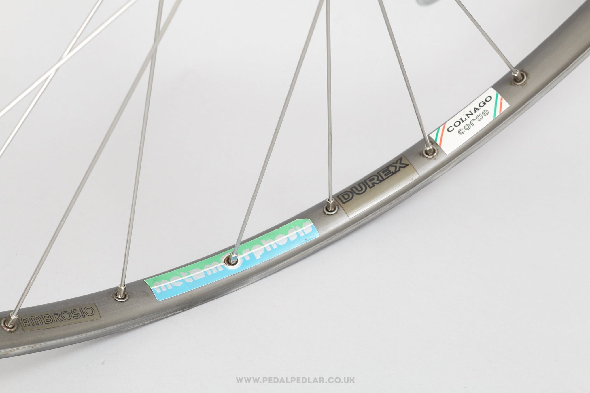 Gipiemme Sprint / Ambrosio Metamorphosis Durex Colnago Corse Vintage 28"/700c Tubular Road Wheels - Pedal Pedlar - Bicycle Wheels For Sale