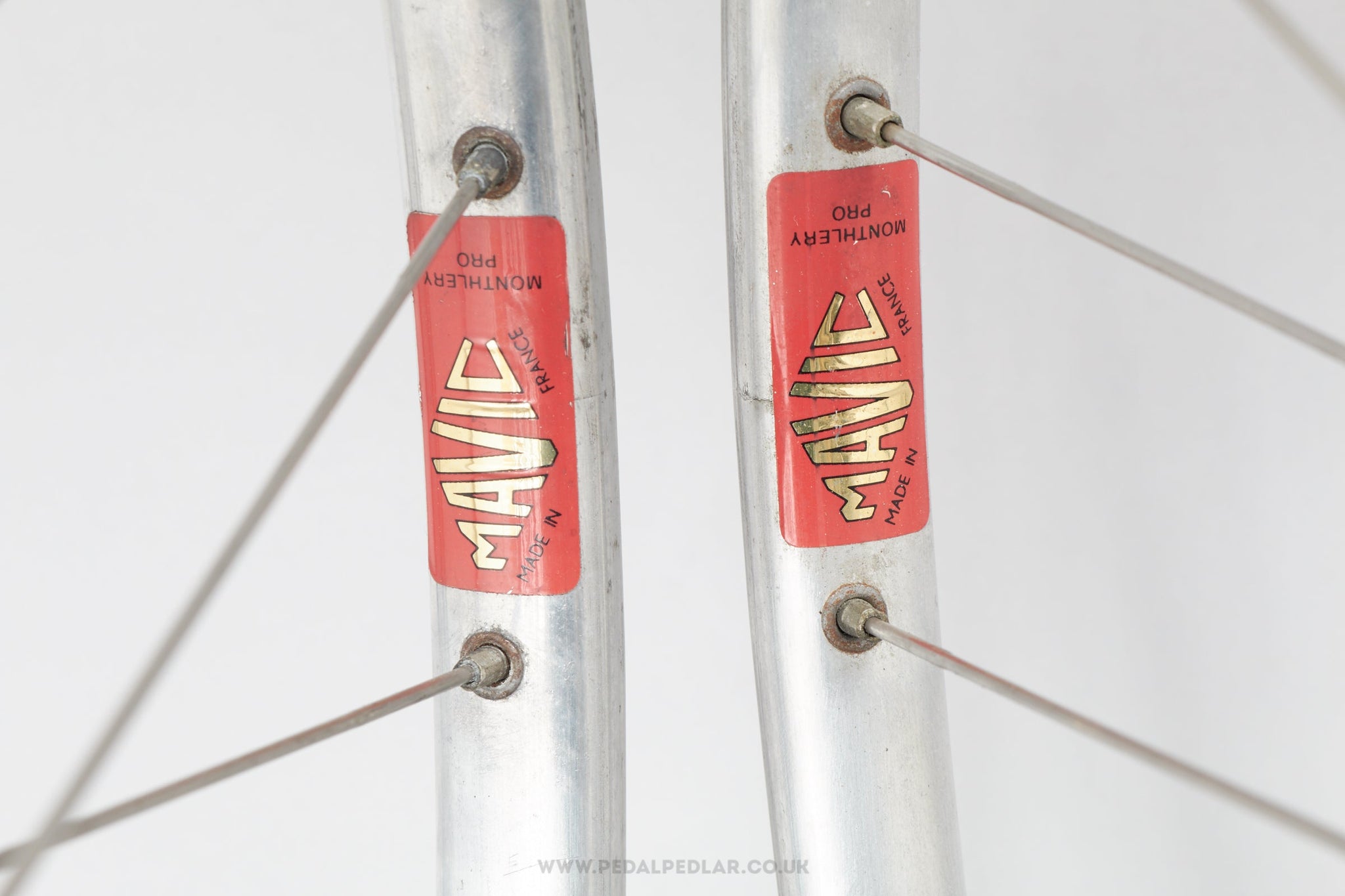 Ofmega Master / Mavic Monthlery Pro Vintage 28"/700c Tubular Road Wheels - Pedal Pedlar - Bicycle Wheels For Sale