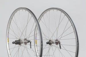 Shimano STX (FH-MC32 / HB-MC32) / Mavic 221 UB Classic 26" Clincher MTB Wheels - Pedal Pedlar - Bicycle Wheels For Sale