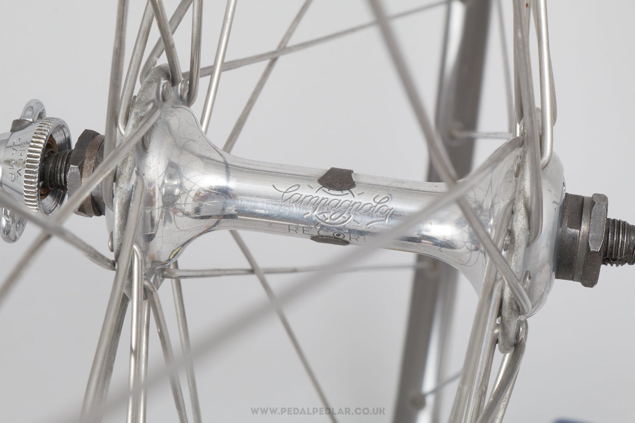Campagnolo Nuovo Super Record 1034 Small Flange Mavic G 40 Vintage 700c Clincher Road Wheels