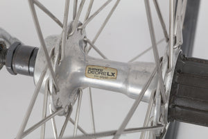Shimano Deore LX (HB-M550 / FH-M550) / Weinmann Z121 Classic 26" Clincher MTB Wheels - Pedal Pedlar - Bicycle Wheels For Sale