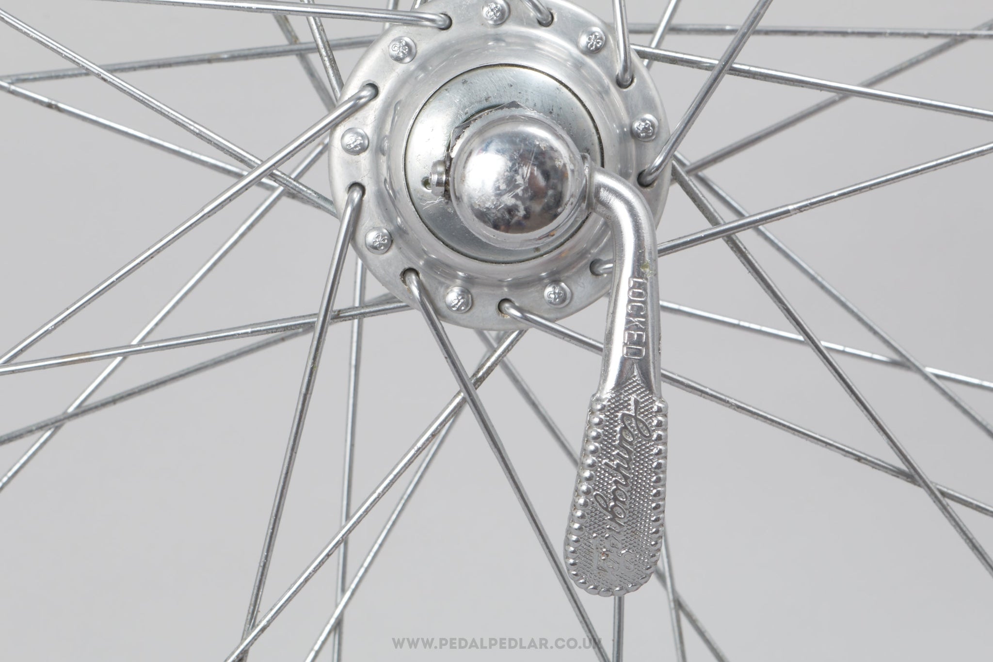 Campagnolo Nuovo Tipo / Gran Sport (1251) Small Flange / Mavic Monthlery Pro Vintage 28"/700c Tubular Road Wheels - Pedal Pedlar - Bicycle Wheels For Sale