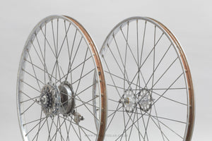 British Hubs (BH) Cyklbrake / Airlite Continental / Dunlop Vintage 26" Tandem Wheels - Pedal Pedlar - Bicycle Wheels For Sale