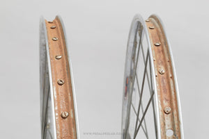 British Hubs (BH) Cyklbrake / Airlite Continental / Dunlop Vintage 26" Tandem Wheels - Pedal Pedlar - Bicycle Wheels For Sale