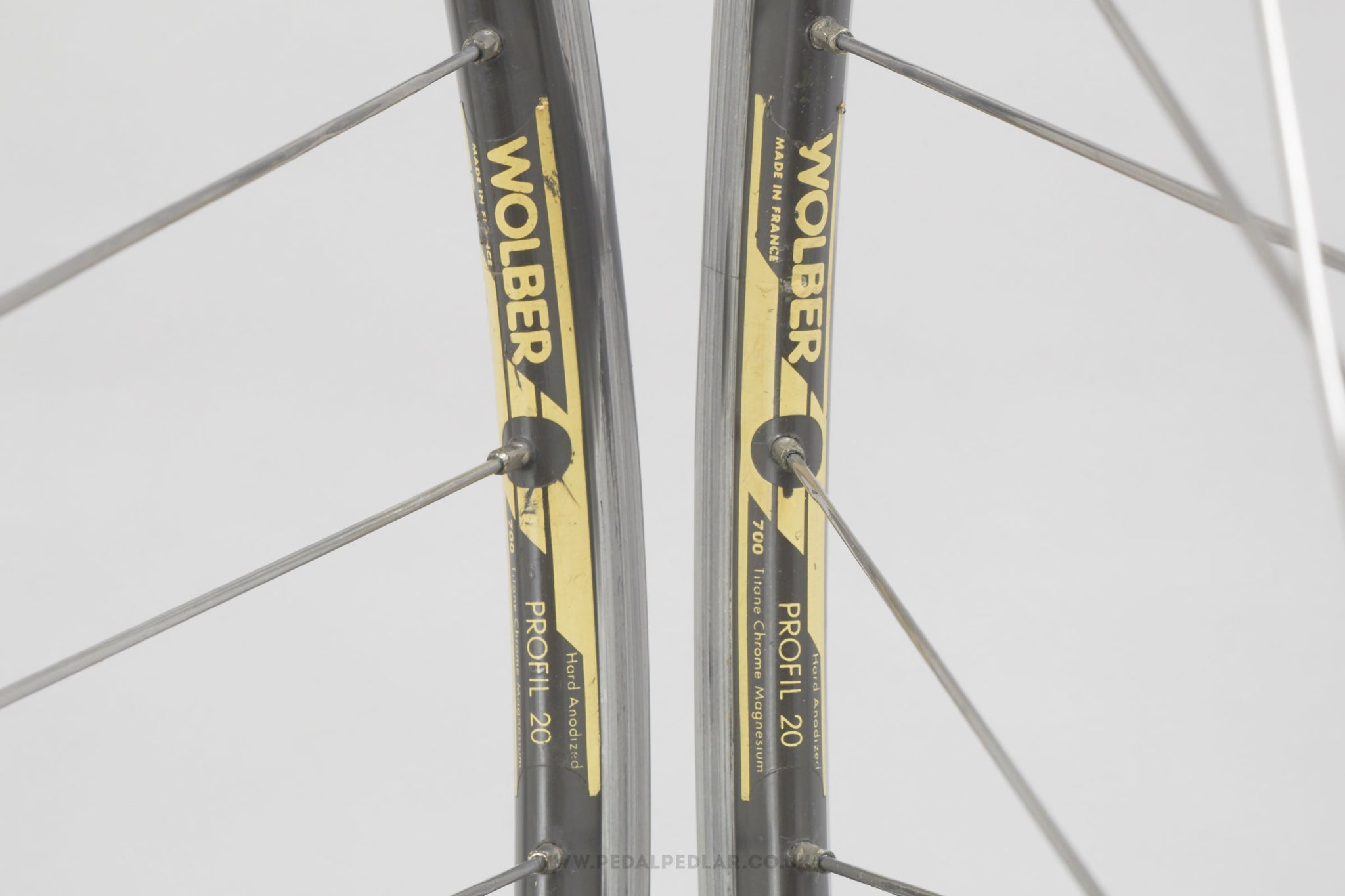 Campagnolo Victory (422/000) / Wolber Profil 20 Vintage Tubular Road Wheels - Pedal Pedlar - Bicycle Wheels For Sale