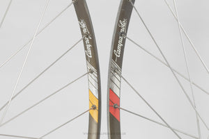Campagnolo C-Record (322/101) / Victory / Record Strada Vintage Tubular Road Wheels - Pedal Pedlar - Bicycle Wheels For Sale