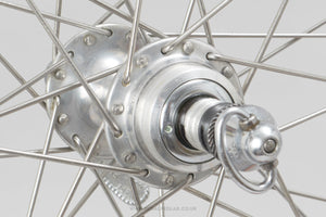 Campagnolo Nuovo/Super Record (1034) / Mavic MA 40 Vintage 700c Road Wheels - Pedal Pedlar - Bicycle Wheels For Sale