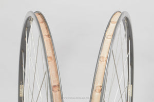 Campagnolo Nuovo/Super Record (1034) / Mavic MA 40 Vintage 700c Road Wheels - Pedal Pedlar - Bicycle Wheels For Sale