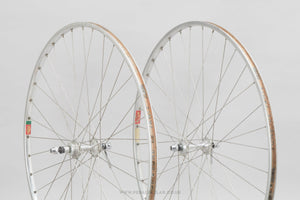 Campagnolo Nuovo Tipo / Gran Sport (1251) / Mavic Module "E" Vintage 27" Road Wheels - Pedal Pedlar - Bicycle Wheels For Sale