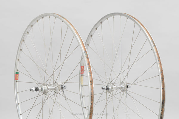 Campagnolo Nuovo Tipo / Gran Sport (1251) / Mavic Module "E" Vintage 27" Road Wheels - Pedal Pedlar - Bicycle Wheels For Sale