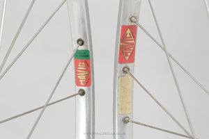 Campagnolo Nuovo Tipo / Gran Sport (1251) / Mavic Module "E" Vintage 27" Road Wheels - Pedal Pedlar - Bicycle Wheels For Sale