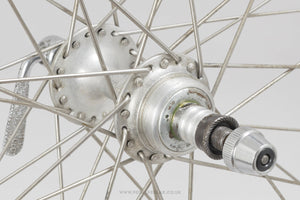 Campagnolo Nuovo Tipo / Gran Sport (1251) / Mavic Module "E" Vintage 27" Road Wheels - Pedal Pedlar - Bicycle Wheels For Sale