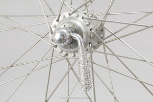 Campagnolo Nuovo Tipo / Gran Sport (1251) / Mavic Module "E" Vintage 27" Road Wheels - Pedal Pedlar - Bicycle Wheels For Sale