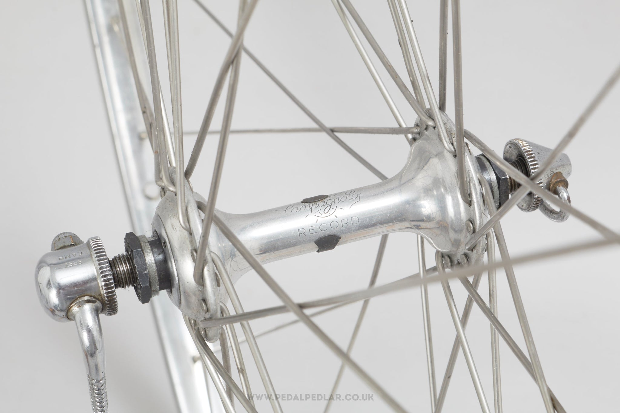 Campagnolo Nuovo/Super Record (1034) / Vintage 27" Road Wheels - Pedal Pedlar - Bicycle Wheels For Sale