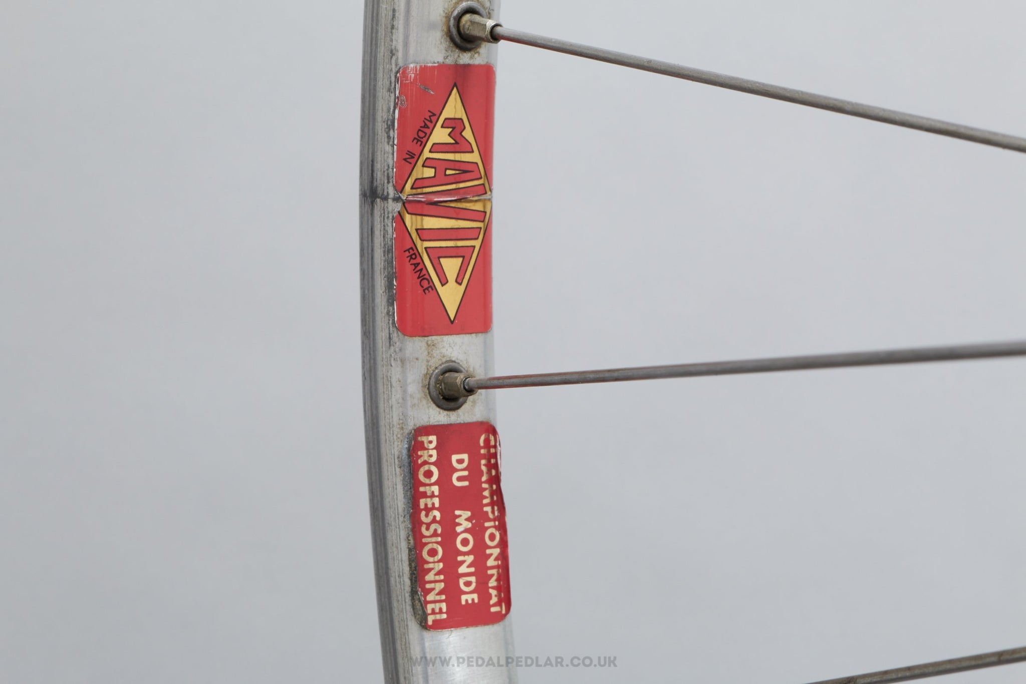 Zeus Criterium / Mavic Championnat Du Monde Vintage 28"/700c Tubular Road Front Wheel - Pedal Pedlar - Bicycle Wheel For Sale