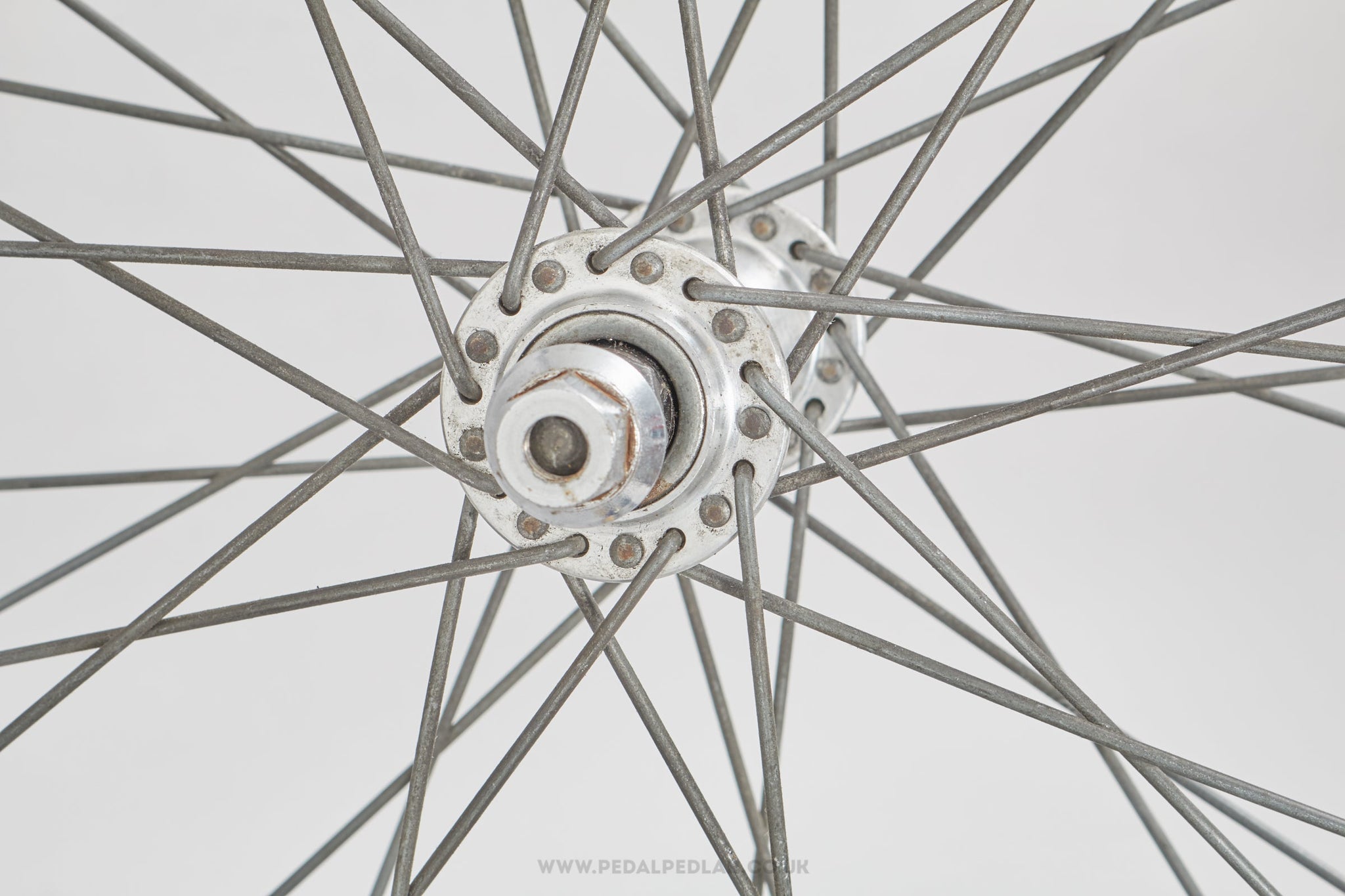 Maillard / Raleigh Chromed Vintage 27" Clincher Town/City Front Wheel - Pedal Pedlar - Bicycle Wheel For Sale