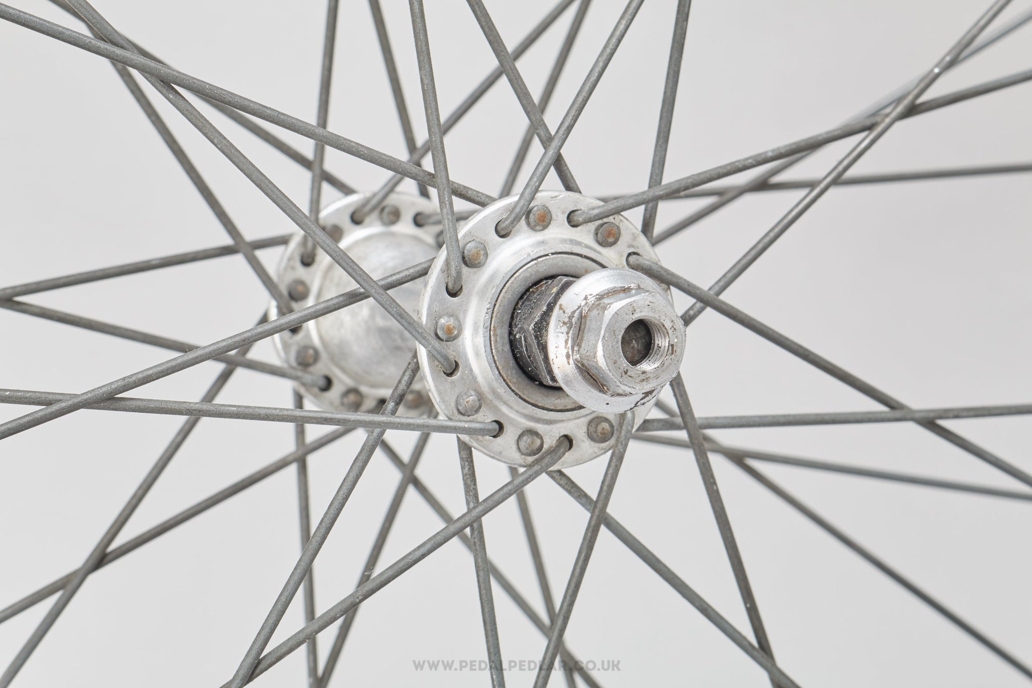 Maillard / Raleigh Chromed Vintage 27" Clincher Town/City Front Wheel - Pedal Pedlar - Bicycle Wheel For Sale