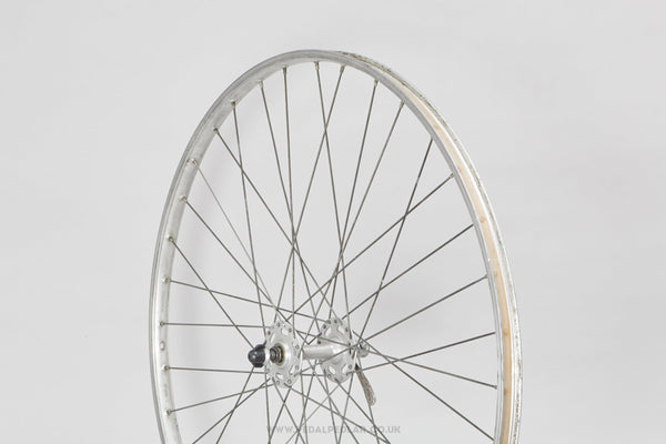 Maillard Normandy Large Flange / Weinmann Vintage 27" Clincher Road/Town Front Wheel - Pedal Pedlar - Bicycle Wheel For Sale