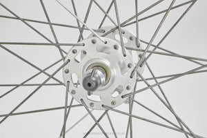 Maillard Normandy Large Flange / Weinmann Vintage 27" Clincher Road/Town Front Wheel - Pedal Pedlar - Bicycle Wheel For Sale