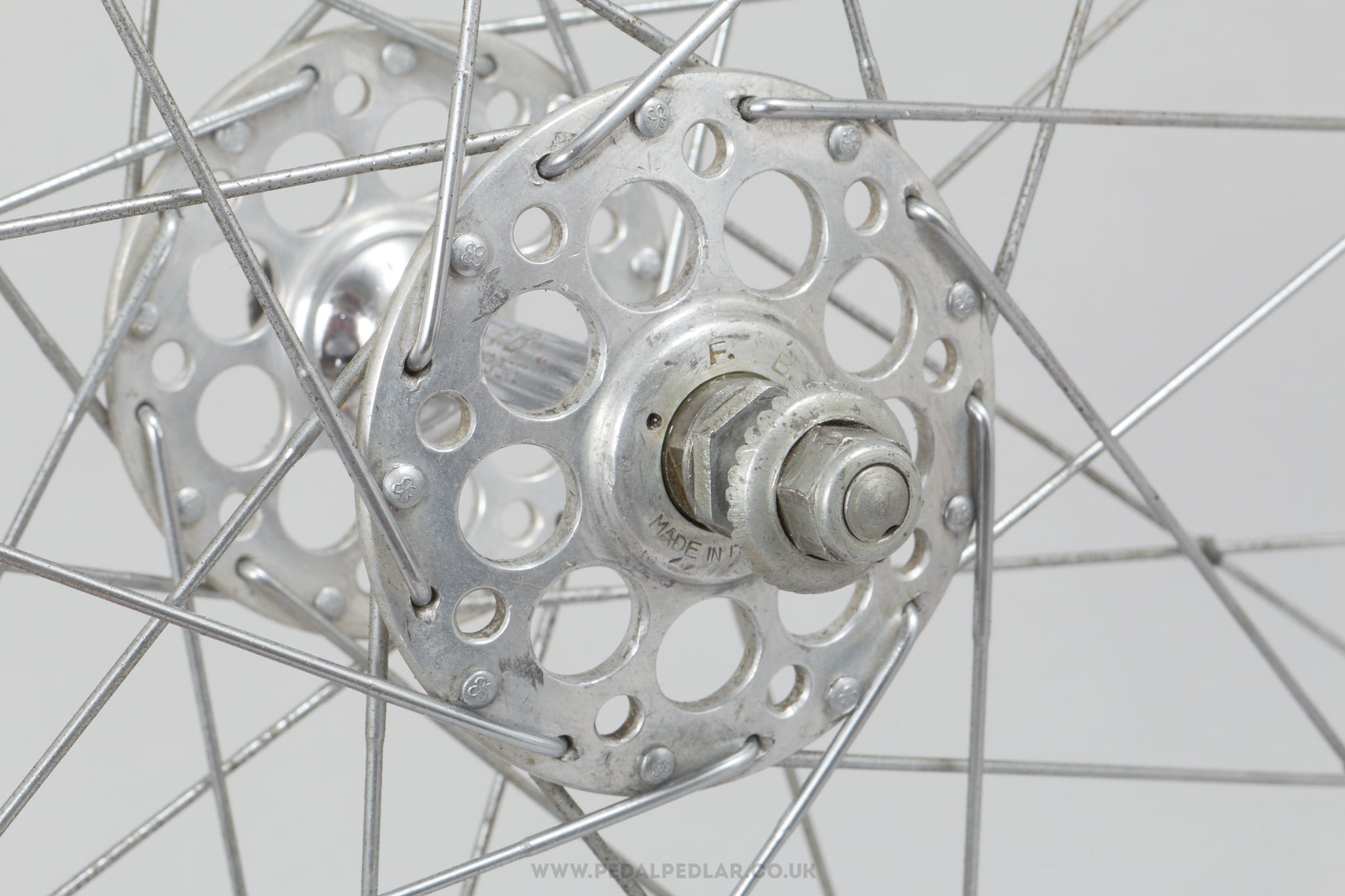 Fratelli Brivio Pista / Nisi Pista Vintage 28"/700c Tubular Track/Singlespeed Front Wheel - Pedal Pedlar - Bicycle Wheel For Sale