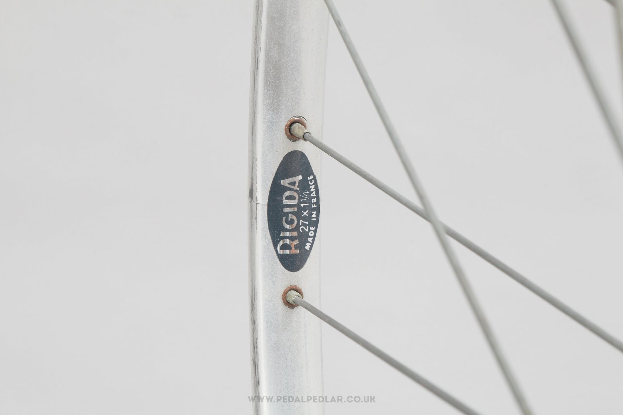 Atom / Rigida c.1979 Vintage 27" Town/City Front Wheel - Pedal Pedlar - Bicycle Wheel For Sale