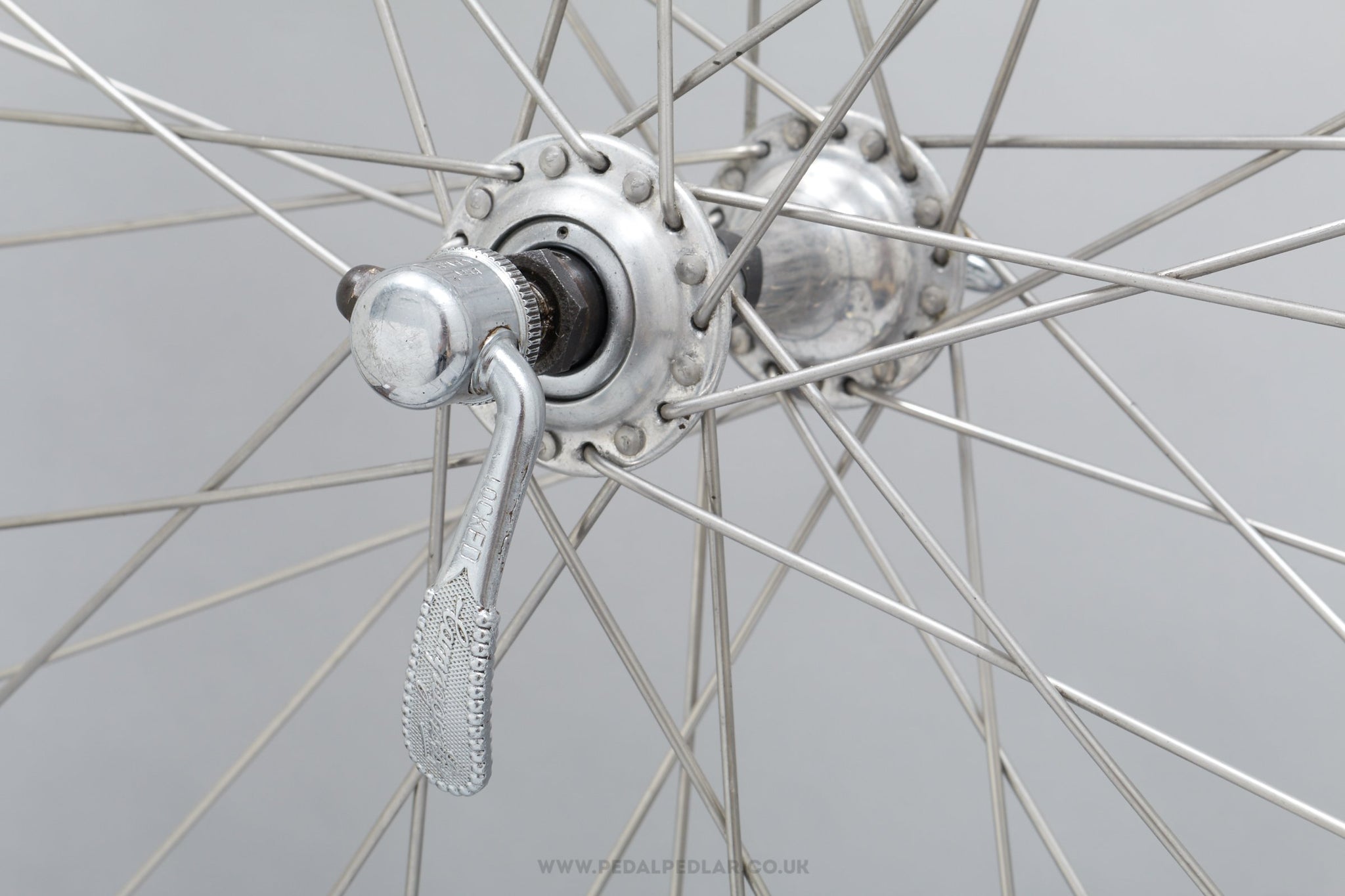 Campagnolo Record (1034) / Gazelle by Ambrosio Vintage 700c Clincher Road Front Wheel - Pedal Pedlar - Bicycle Wheel For Sale