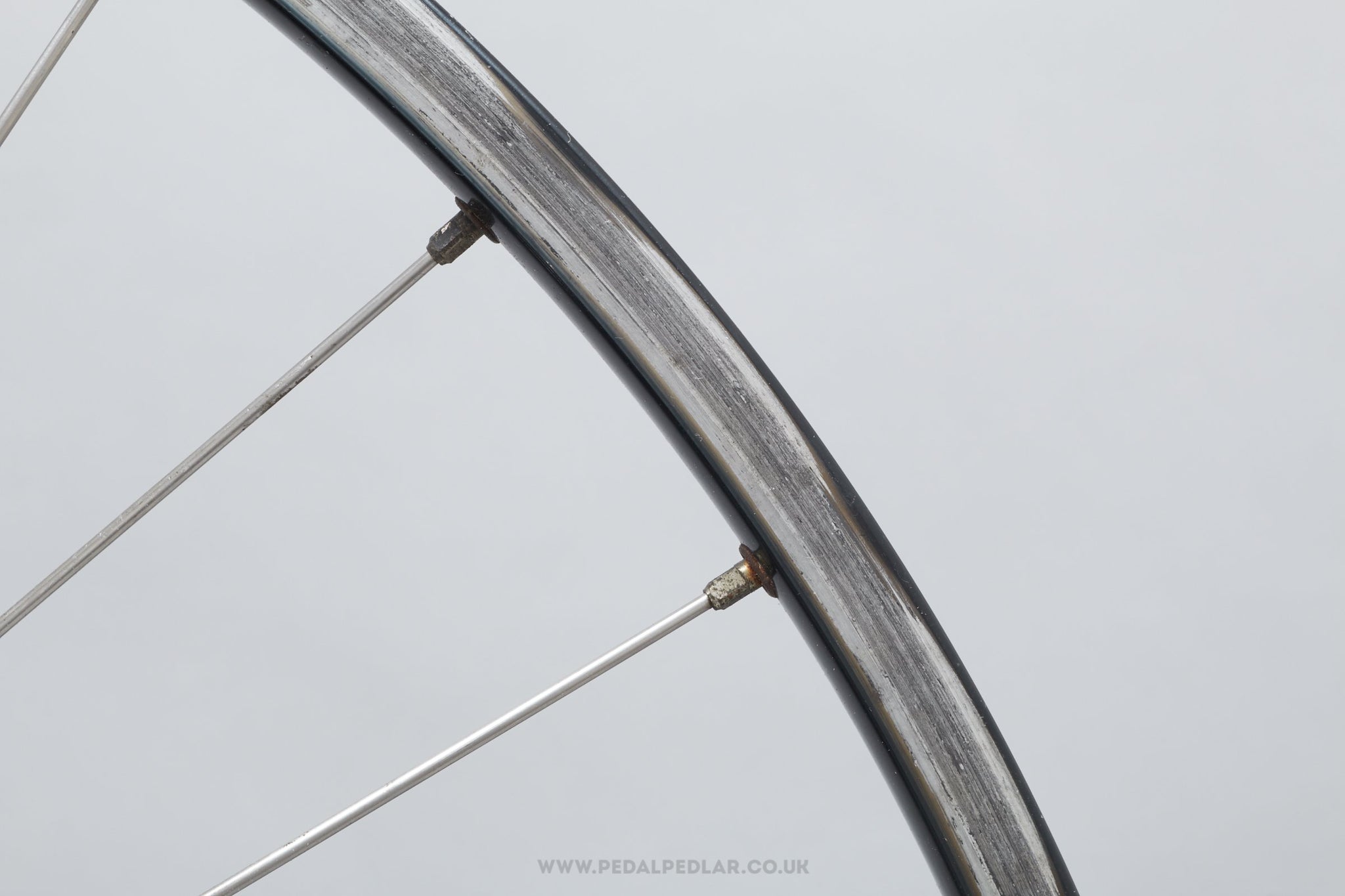 Campagnolo Record (1034) / Gazelle by Ambrosio Vintage 700c Clincher Road Front Wheel - Pedal Pedlar - Bicycle Wheel For Sale