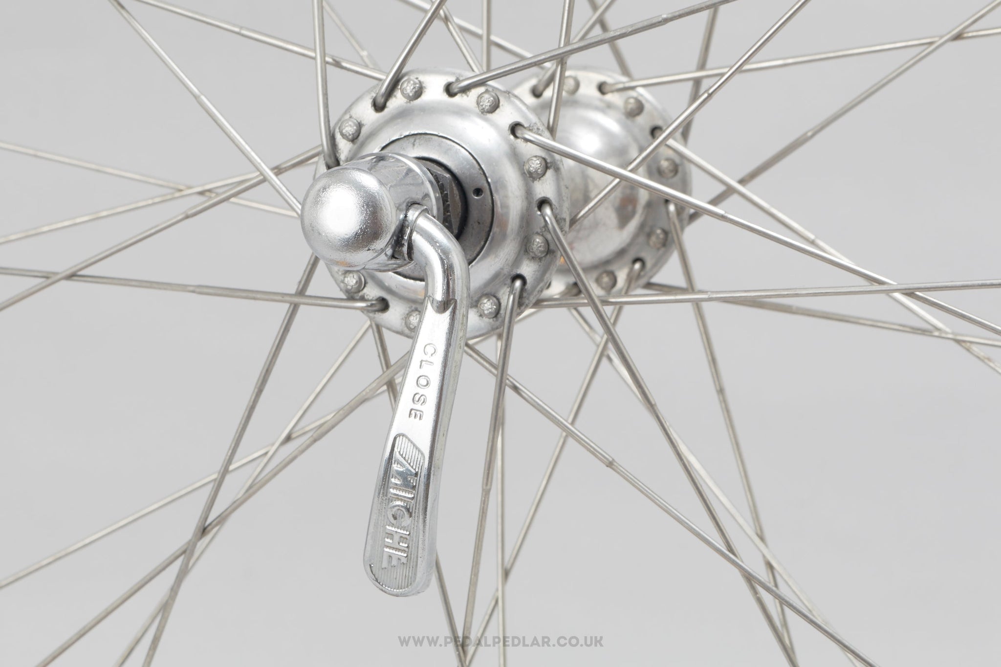 Campagnolo Nuovo Tipo / Gran Sport (1264) / Weinmann A124 Concave Vintage 700c Road Front Wheel - Pedal Pedlar - Bicycle Wheel For Sale