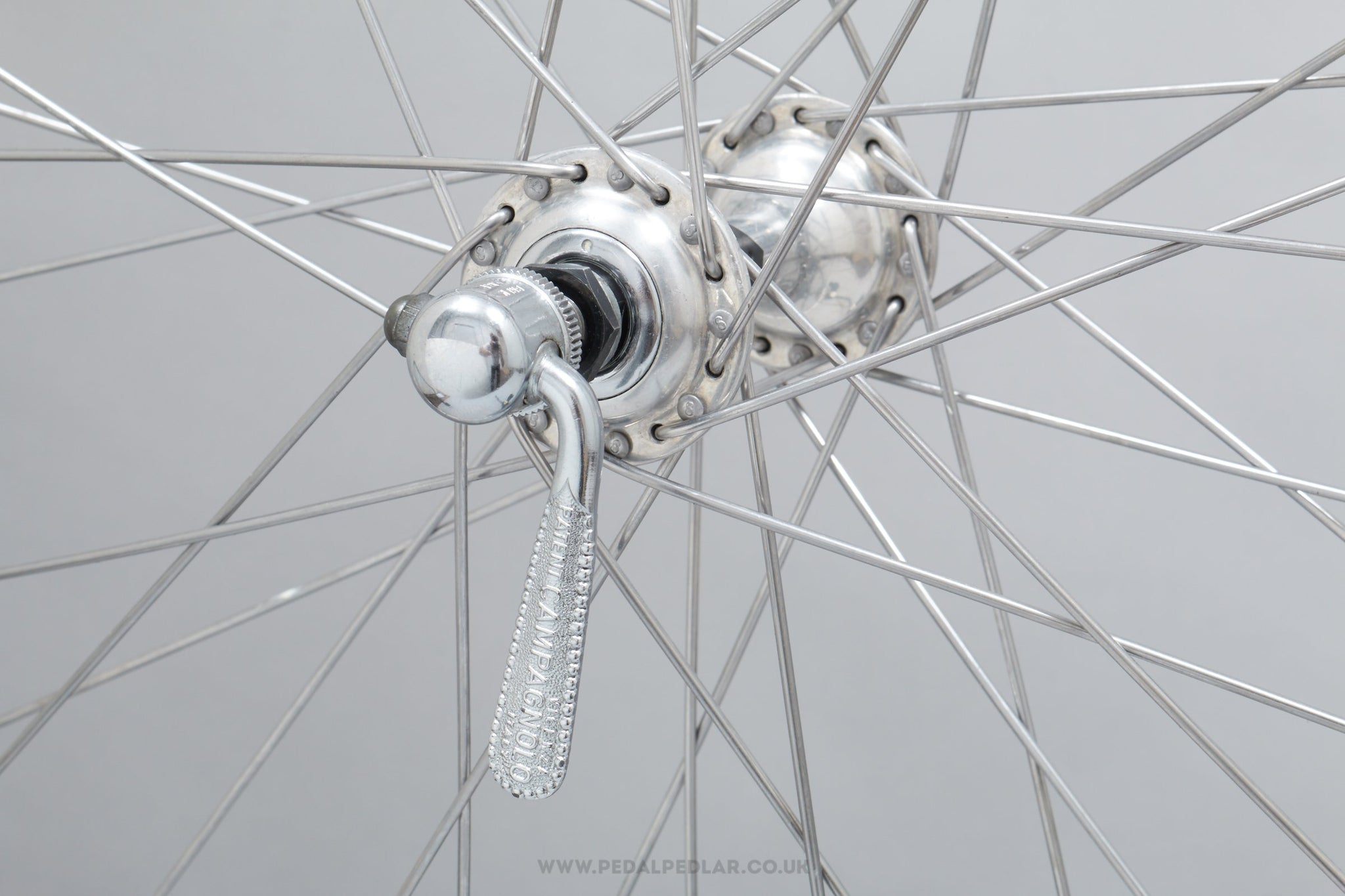 Campagnolo Record (1034) / Rigida Ultimate Power Vintage 700c Clincher Road Front Wheel - Pedal Pedlar - Bicycle Wheel For Sale