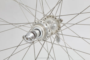 Campagnolo Nuovo/Super Record (1034/F) / Mavic Red Label Vintage 28"/700c Tubular Road Rear Wheel - Pedal Pedlar - Bicycle Wheel For Sale