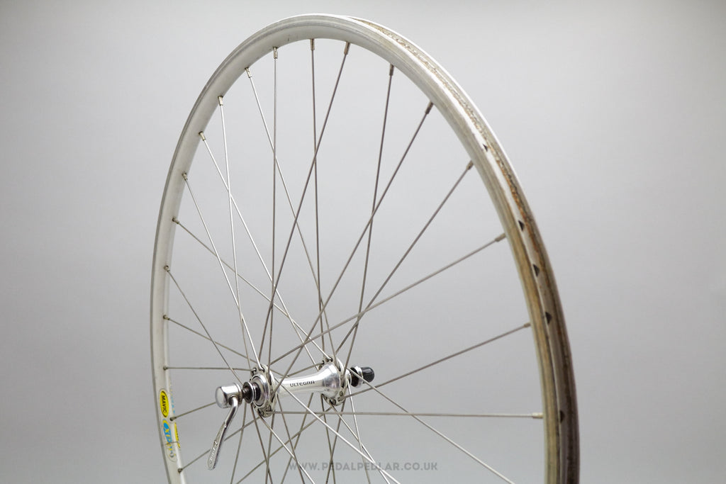 Moyeu Avant Shimano Ultegra HB-6500 36 Trous Vintage - Neuf Dans Sa Boîte Avec Axe Rapide - Années 90